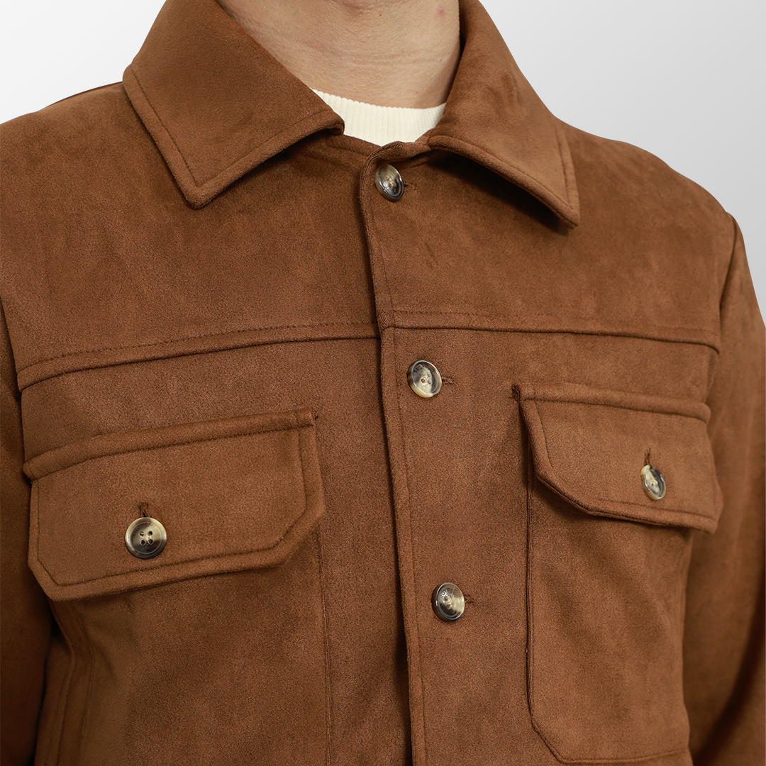 Forme Suede Jacket - Brown