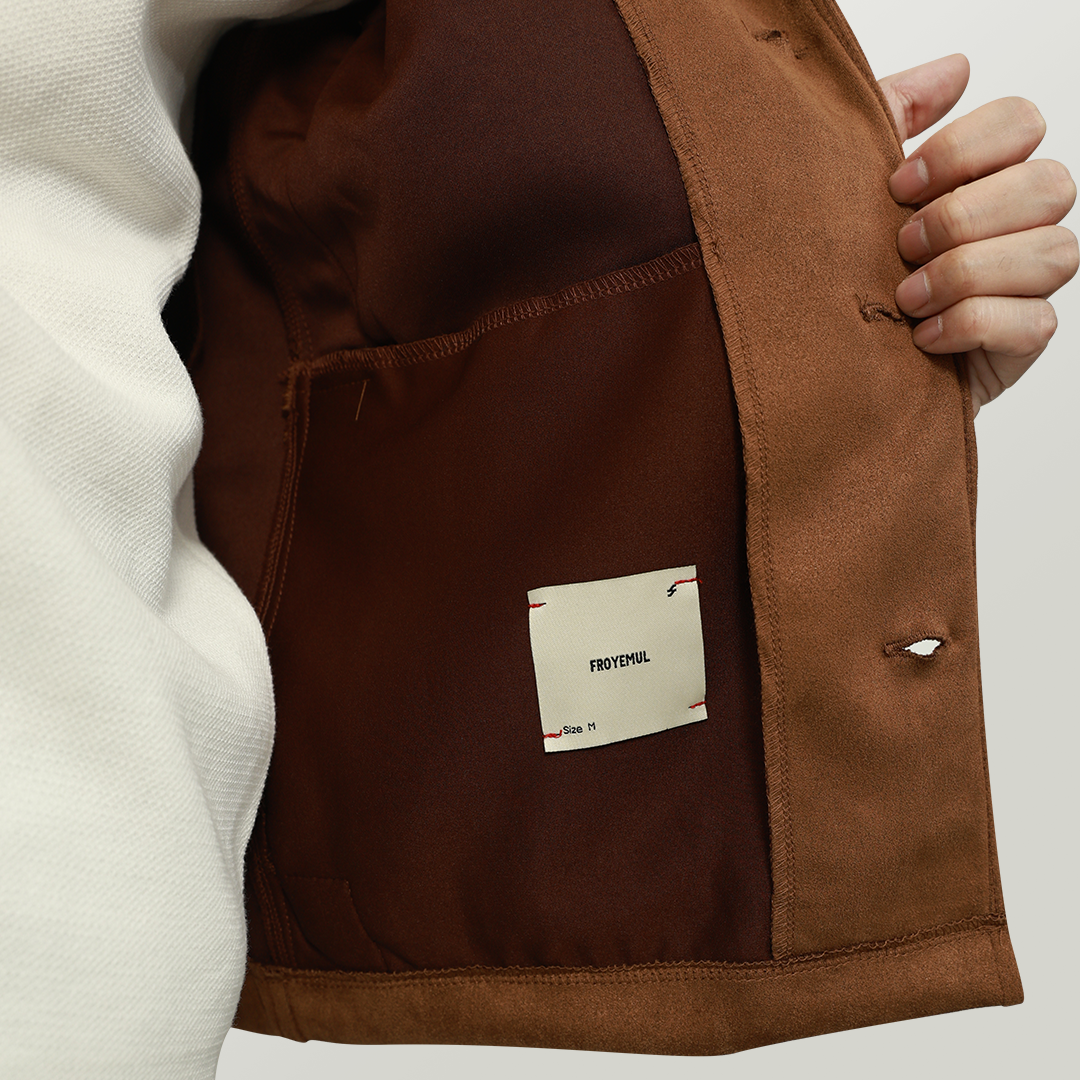 Forme Suede Jacket - Brown