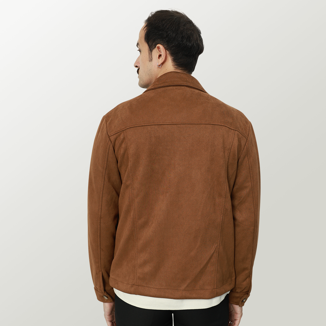 Forme Suede Jacket - Brown