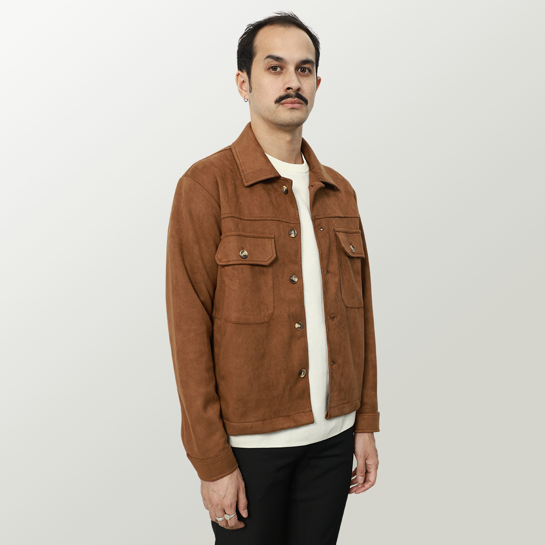 Forme Suede Jacket - Brown