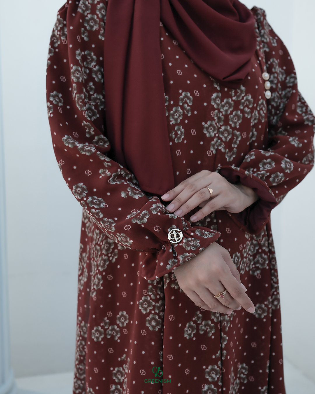 GREENISM - Keeva Dress Ceruty | Busui friendly Gamis Daily