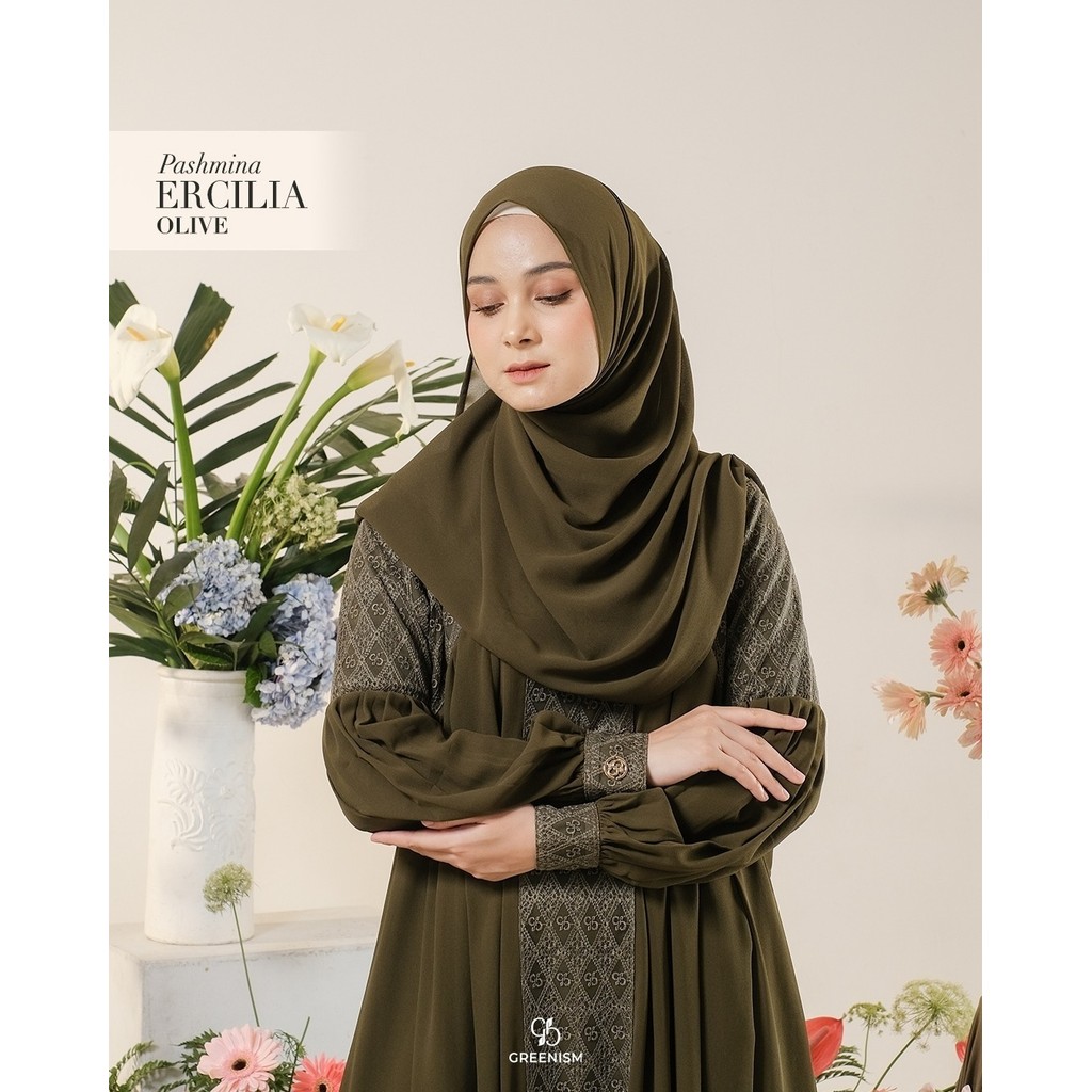 GREENISM | ERCILIA HIJAB WANITA I READY STOCK