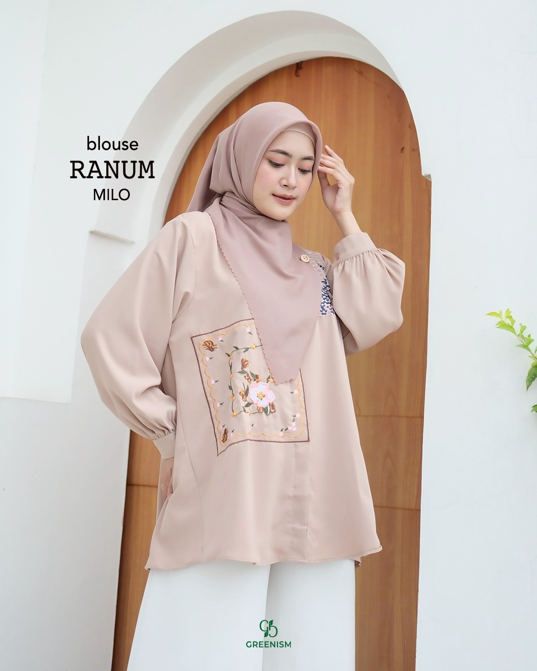 GREENISM - RANUM BLOUSE I READY STOCK