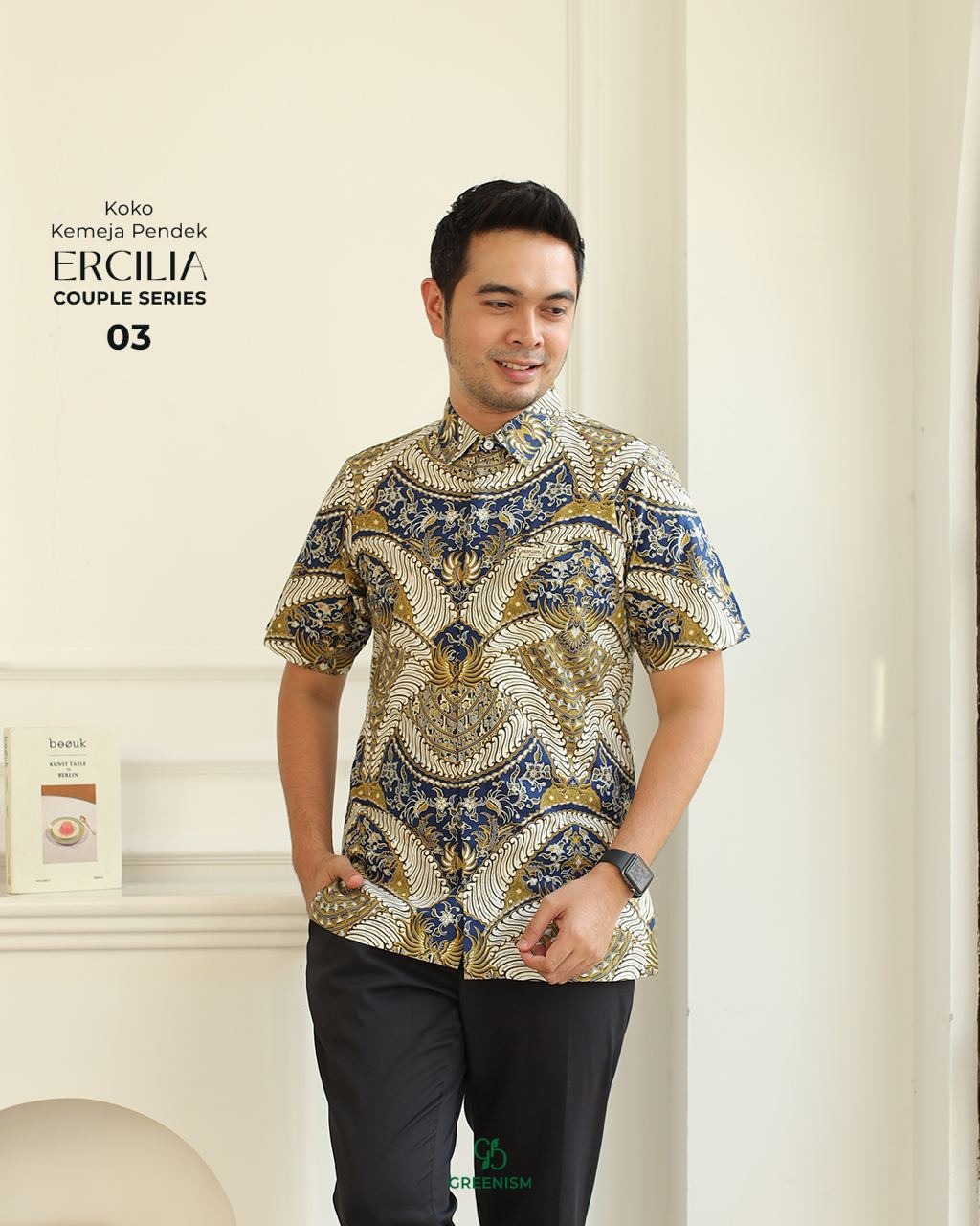 GREENISM - ERCILIA KOKO DEWASA PENDEK COUPLE SERIES I READY STOCK