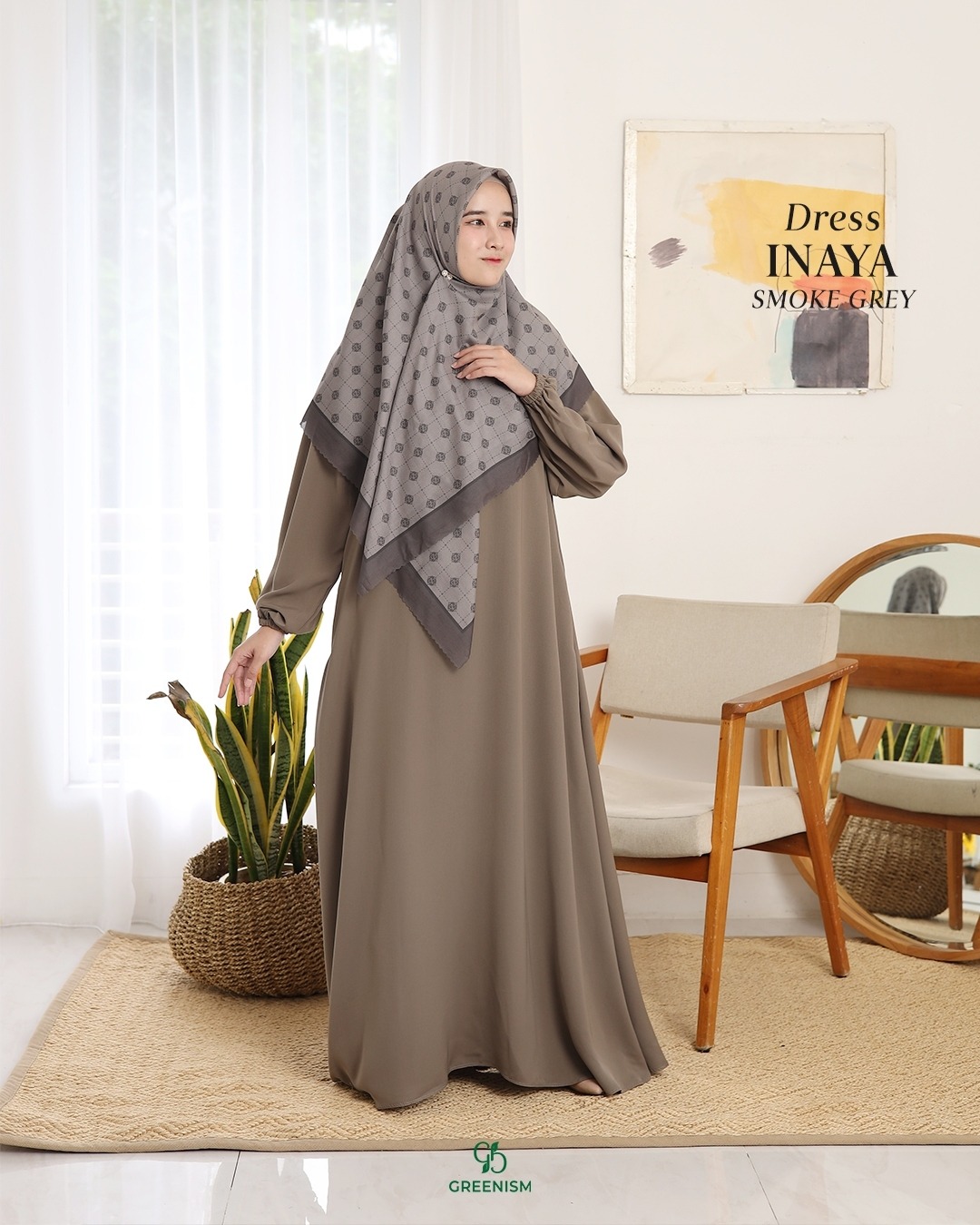 GREENISM - INAYA DRESS TWILL