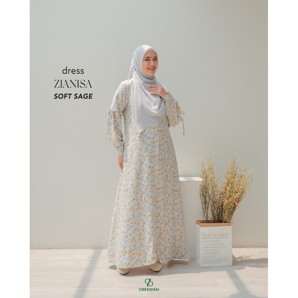 GREENISM | ZIANISA DRESS | READY STOCK