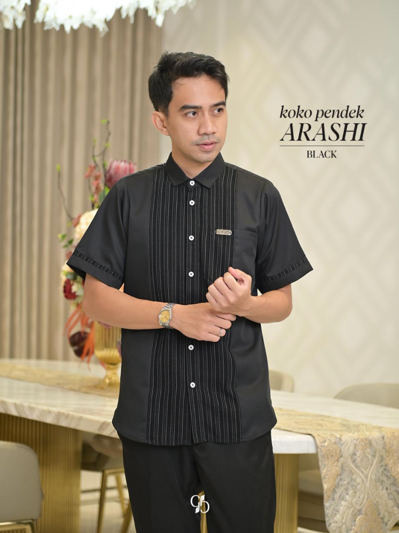 GREENISM - Arashi Koko Pria Pendek All Colours | Gamis Lebaran 2026 Model Terbaru