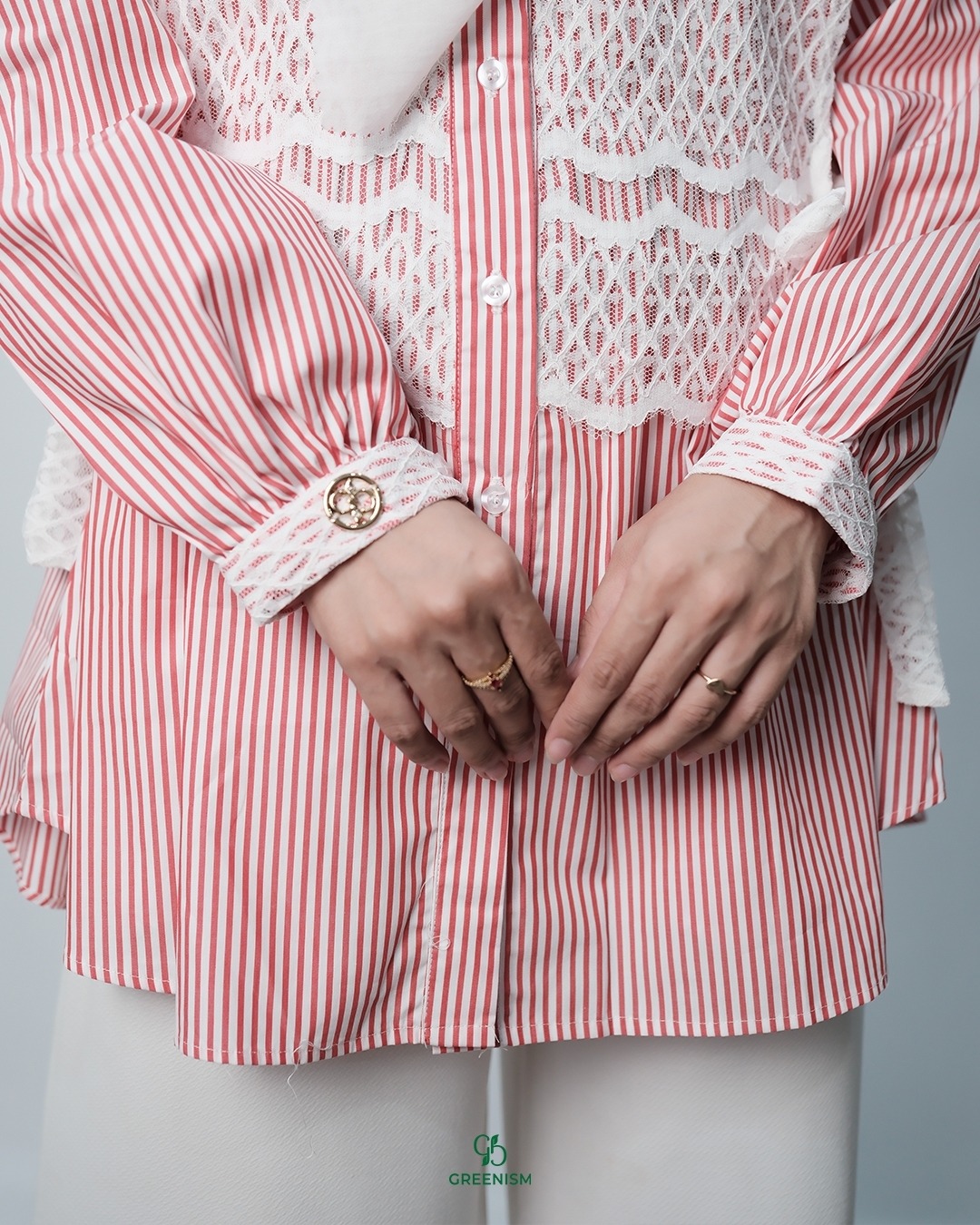 GREENISM - NAHIARA BLOUSE POPLIN