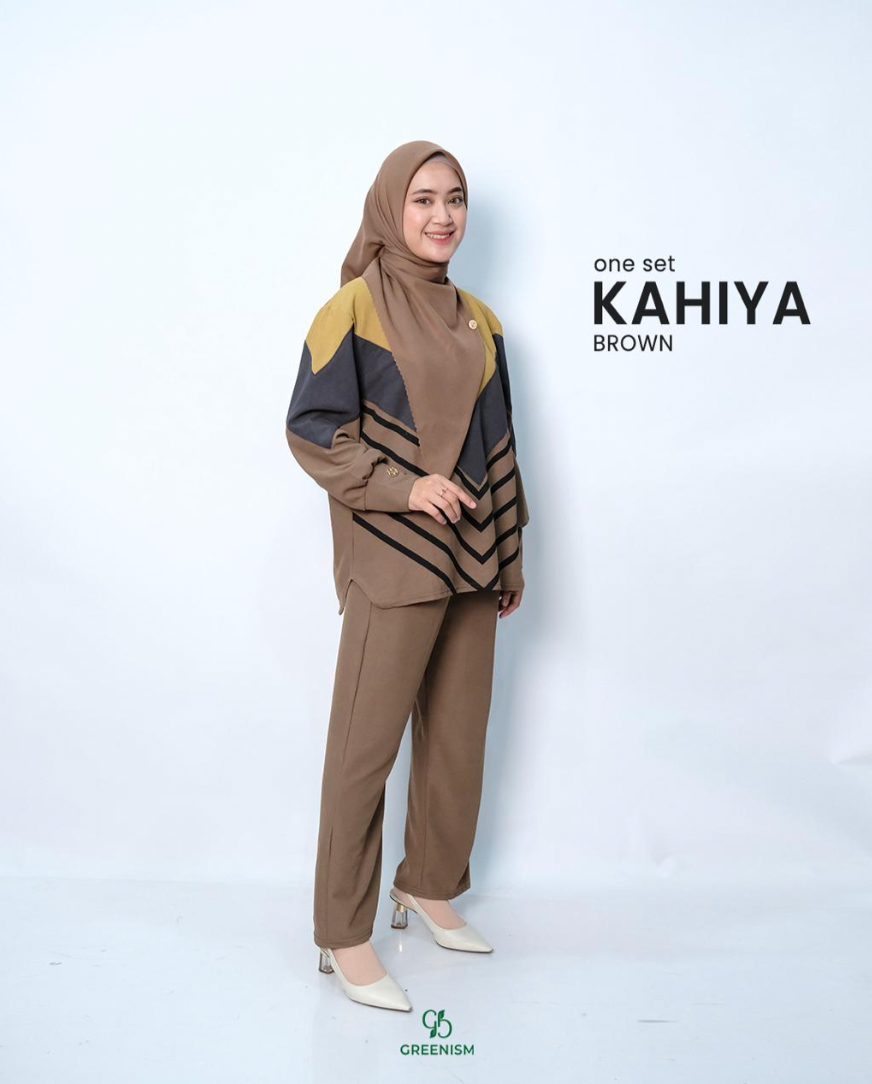 GREENISM - Kahiya Oneset | Baju Atasan Wanita Terbaru 2026
