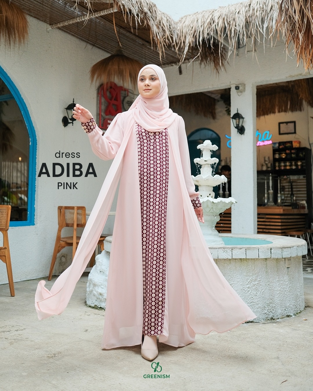 GREENISM - ADIBA DRESS I READY STOCK