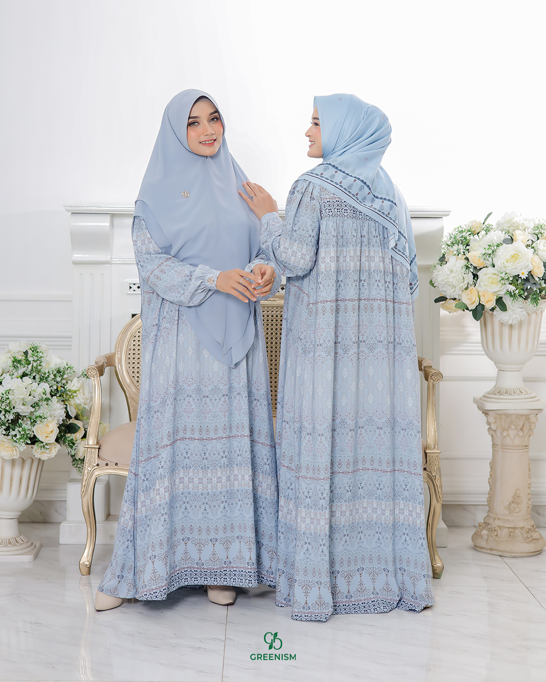 GREENISM - Syavira Dress Lionel Richie | Busui friendly Gamis Daily