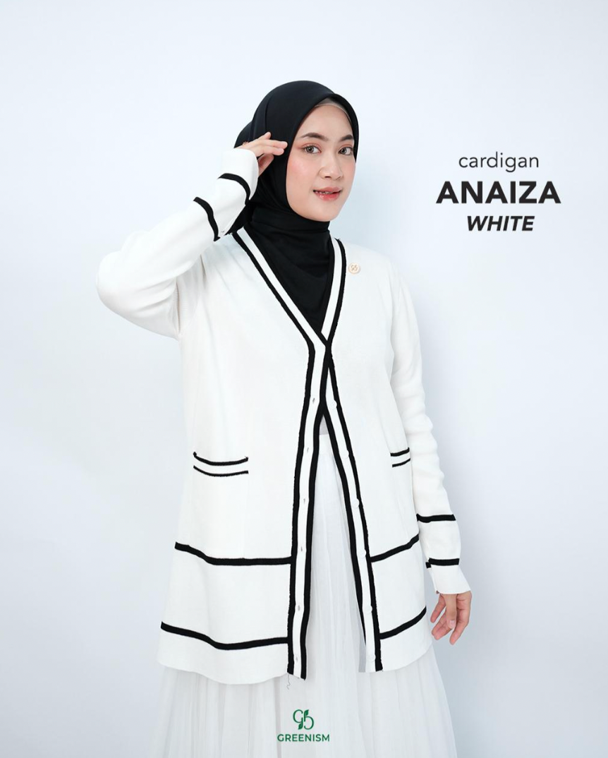 GREENISM - Anaiza Cardigan | Baju Atasan Wanita Terbaru 2026