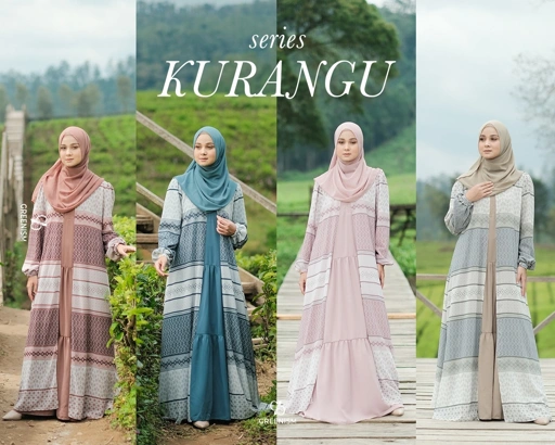 GREENISM - KURANGU DRESS I READY STOOCK