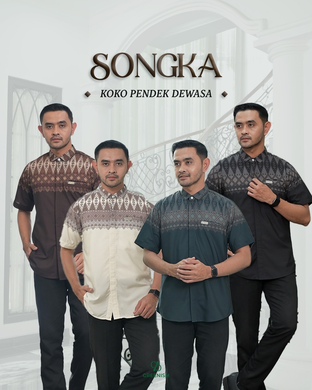 GREENISM - SONGKA KOKO DEWASA PENDEK I READY STOCK