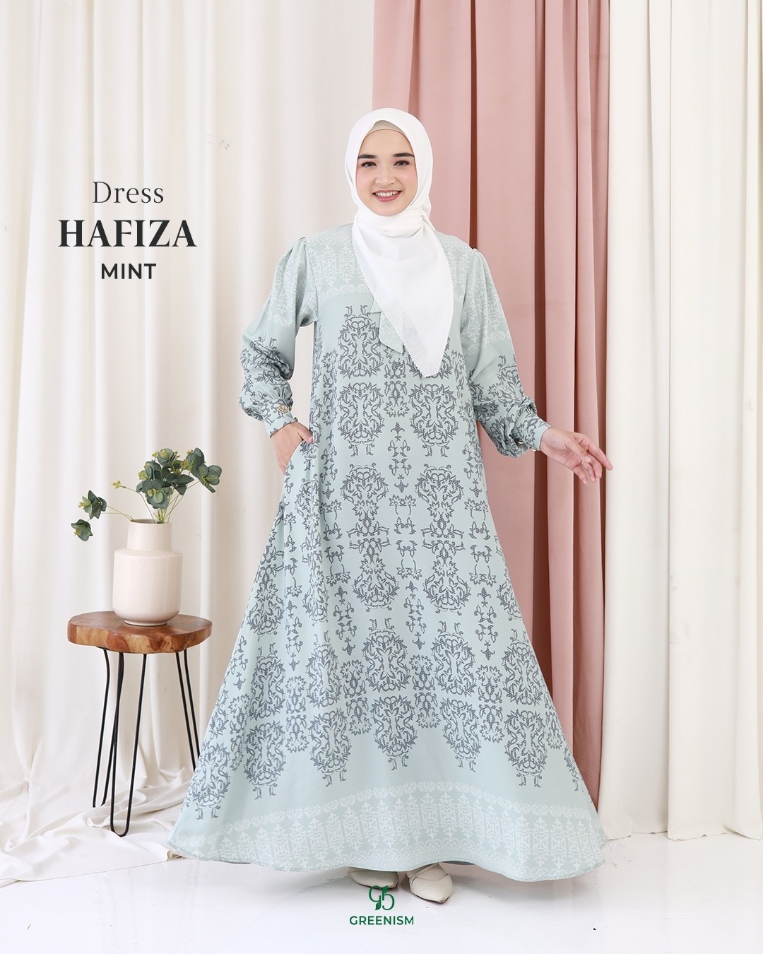 GREENISM - HAFIZA DRESS I READY STOCK