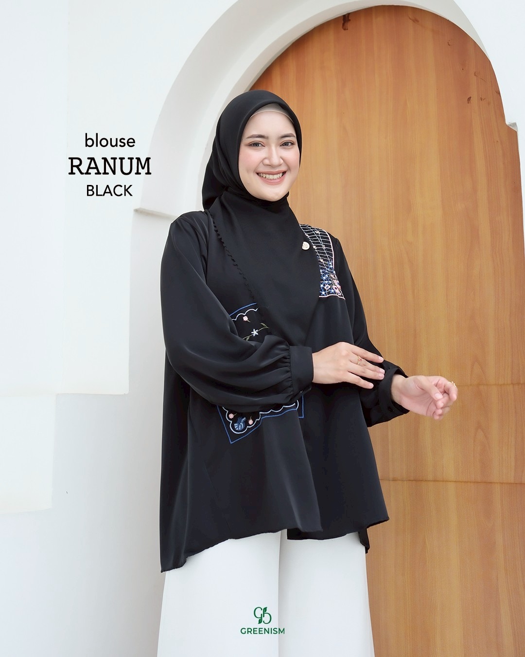 GREENISM - RANUM BLOUSE I READY STOCK
