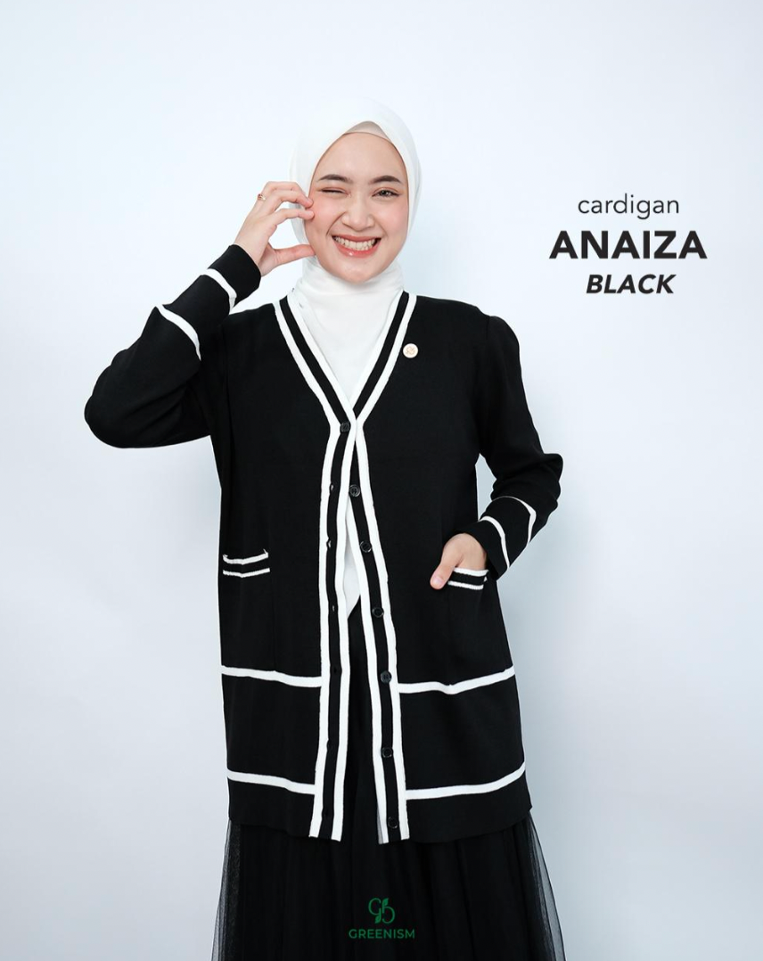 GREENISM - Anaiza Cardigan | Baju Atasan Wanita Terbaru 2026