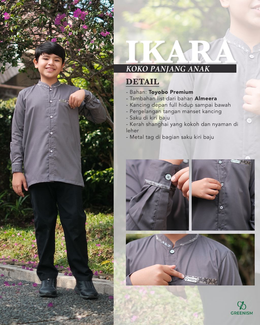 GREENISM - IKARA KOKO ANAK PANJANG I READY STOCK