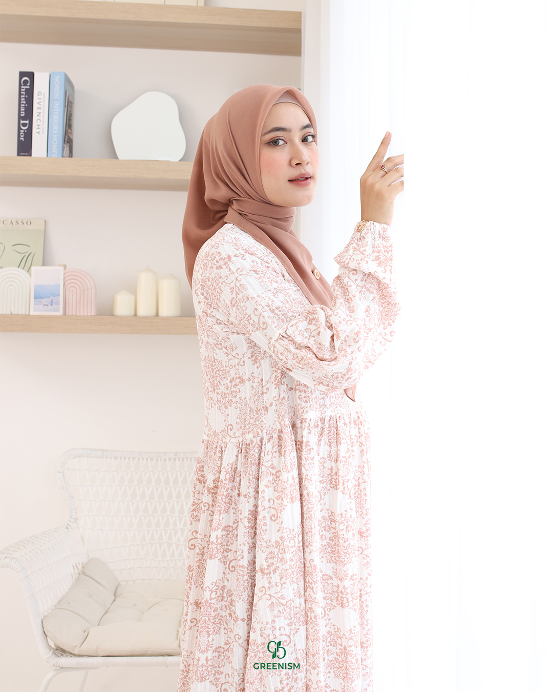 GREENISM - Shakela Dress Ceya Korean | Busui friendly Gamis Daily
