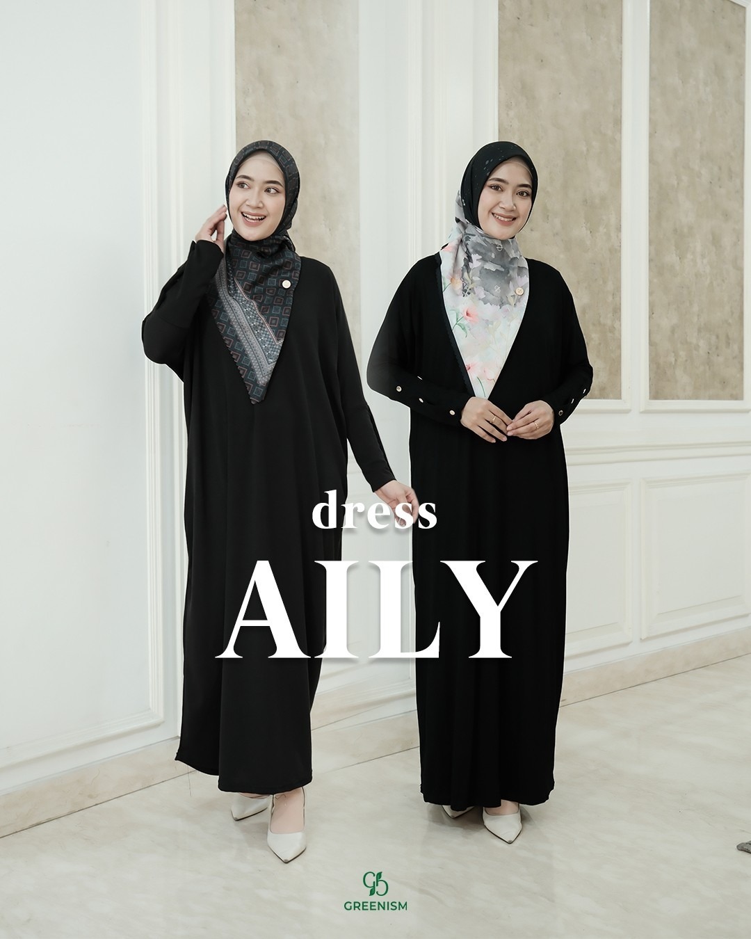 GREENISM - AILY DRESS I READY STOCK