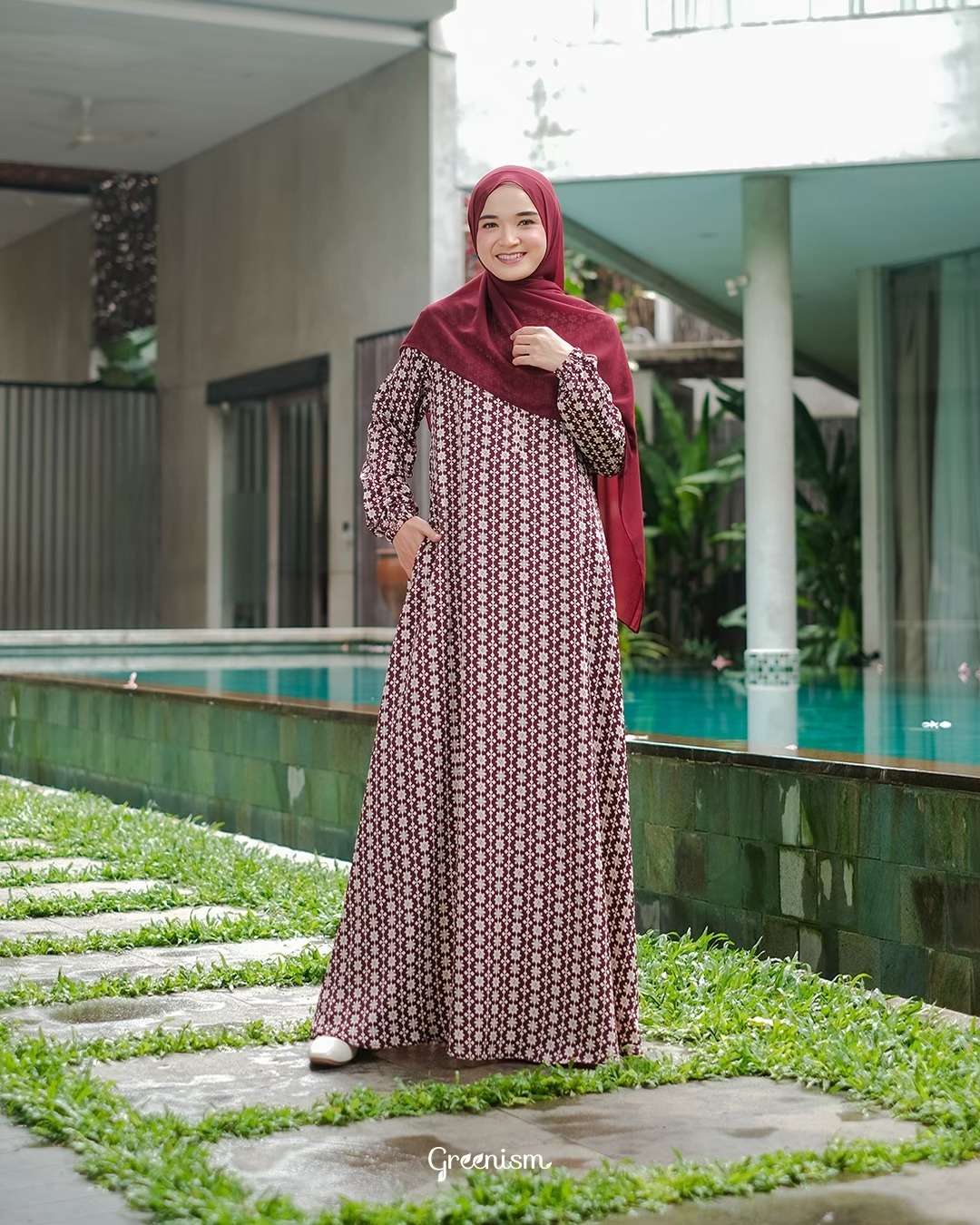 GREENISM - AYUDIA DRESS DEWASA