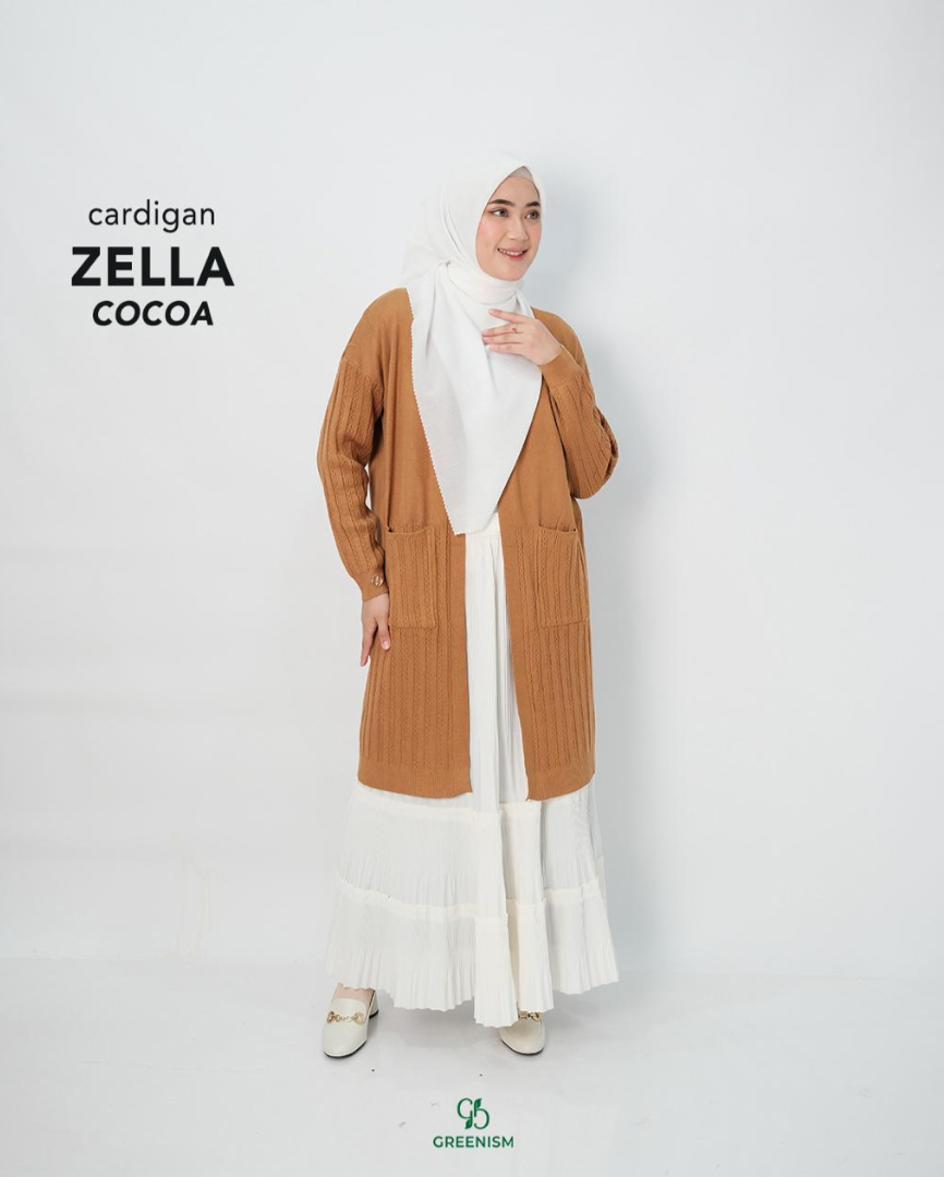 GREENISM - Zella Cardigan | Baju Atasan Wanita Terbaru 2026