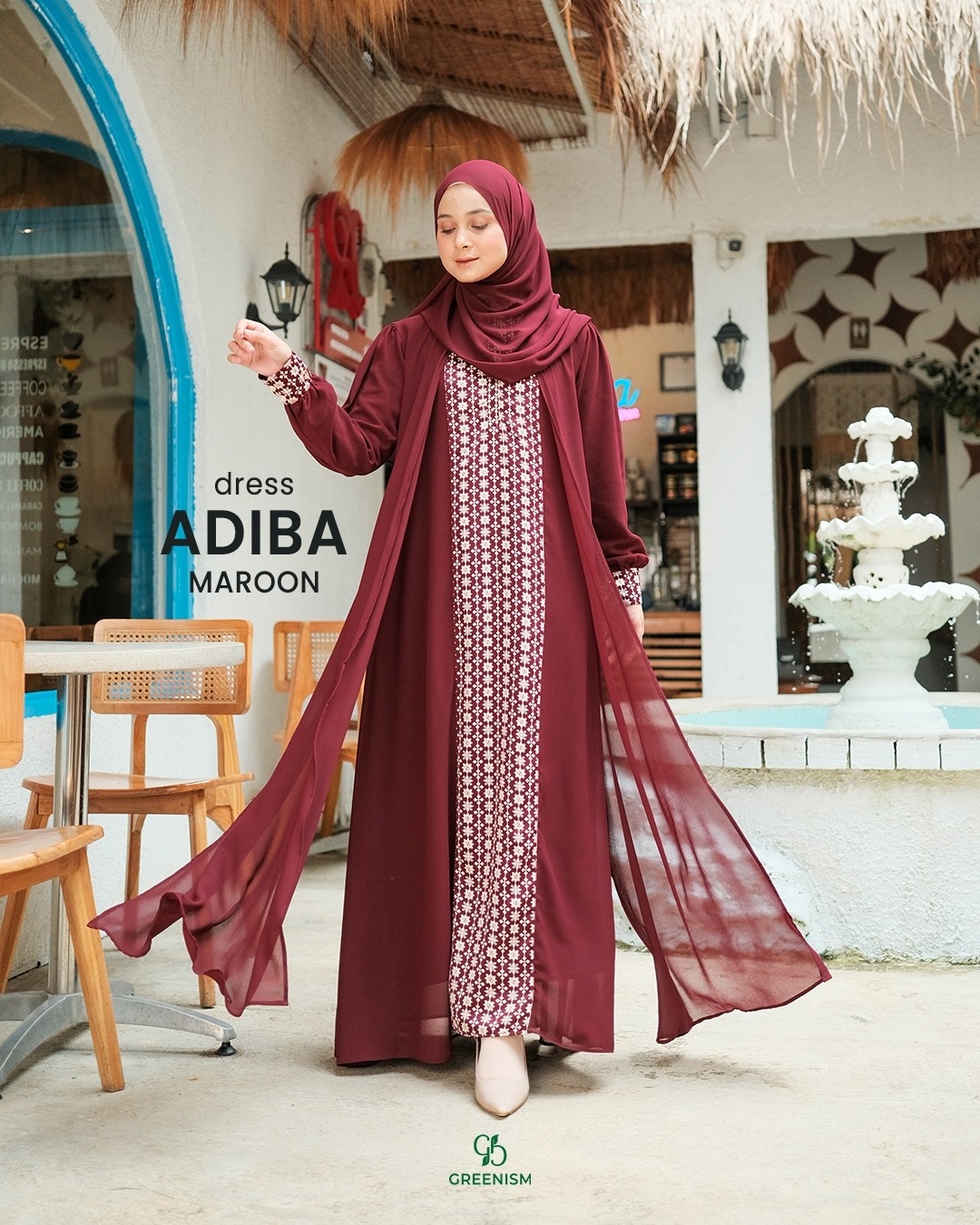 GREENISM - ADIBA DRESS I READY STOCK