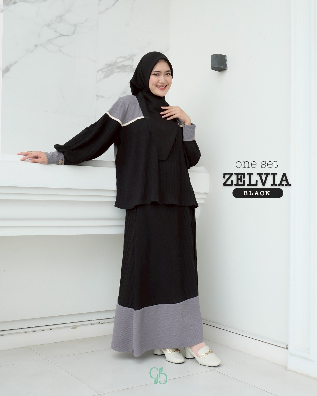GREENISM - ZELVIA ONE SET I READY STOCK