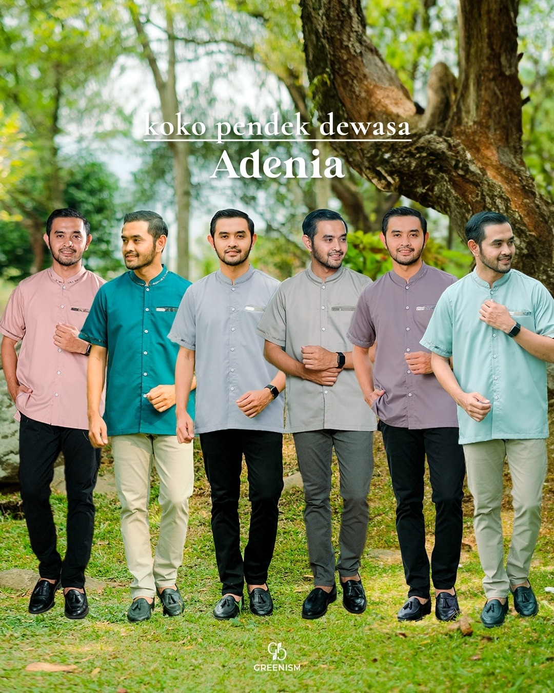 GREENISM - ADENIA KOKO DEWASA PENDEK I READY STOCK