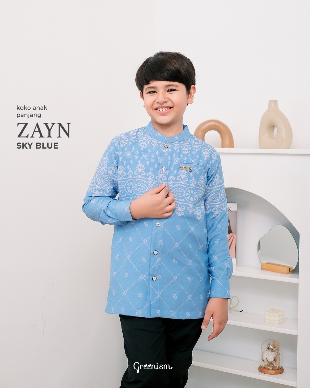 GREENISM - ZAYN KOKO ANAK PANJANG | READY STOCK