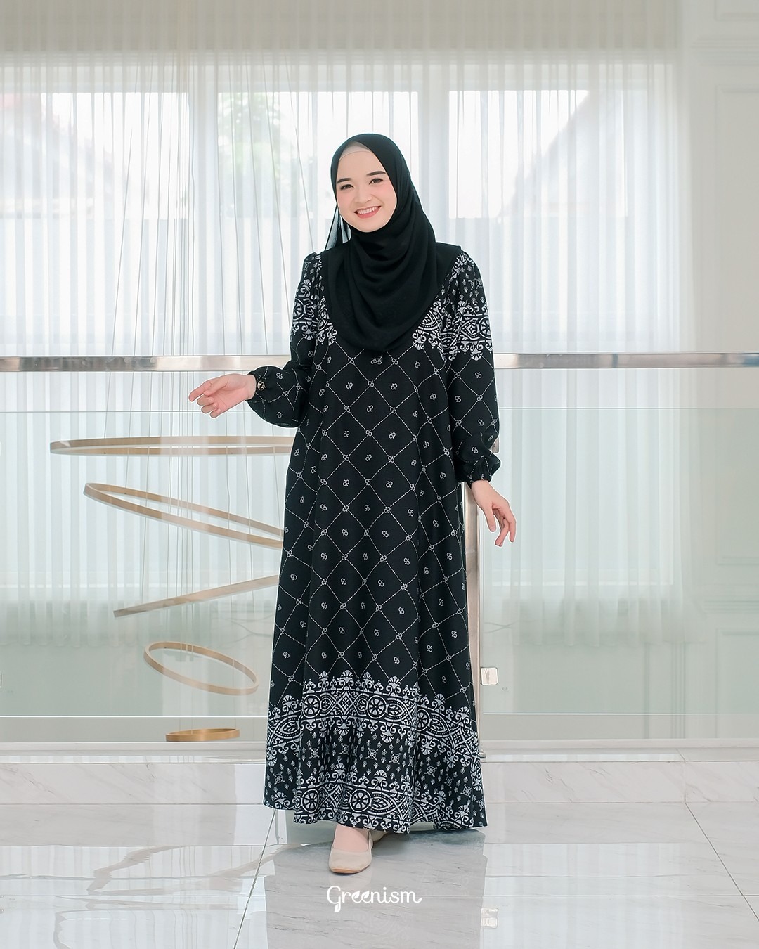 GREENISM - ZAYNA DRESS DEWASA