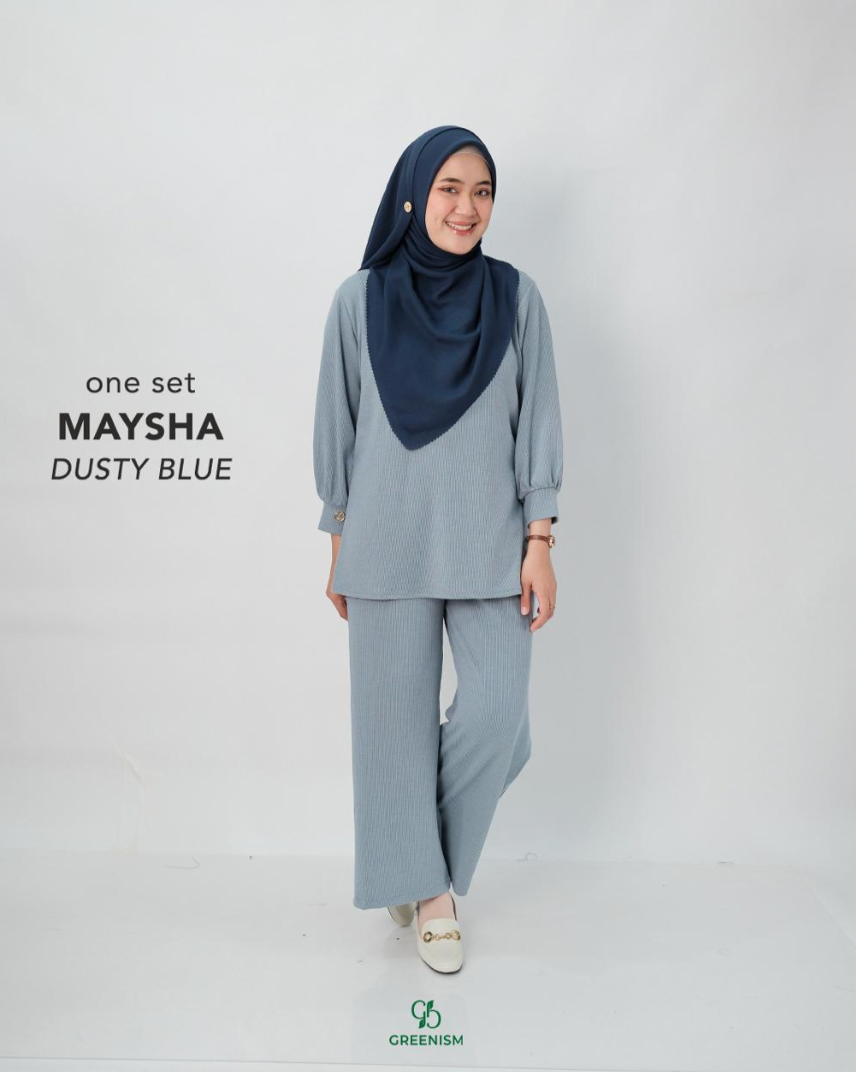 GREENISM - Maysha Oneset | Baju Atasan Wanita Terbaru 2026