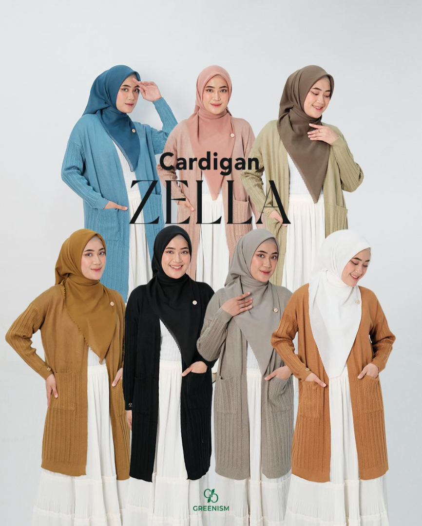 GREENISM - Zella Cardigan | Baju Atasan Wanita Terbaru 2026