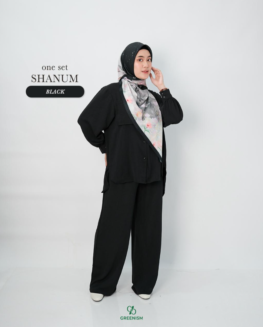 GREENISM - Shanum Oneset | Baju Atasan Wanita Terbaru 2026