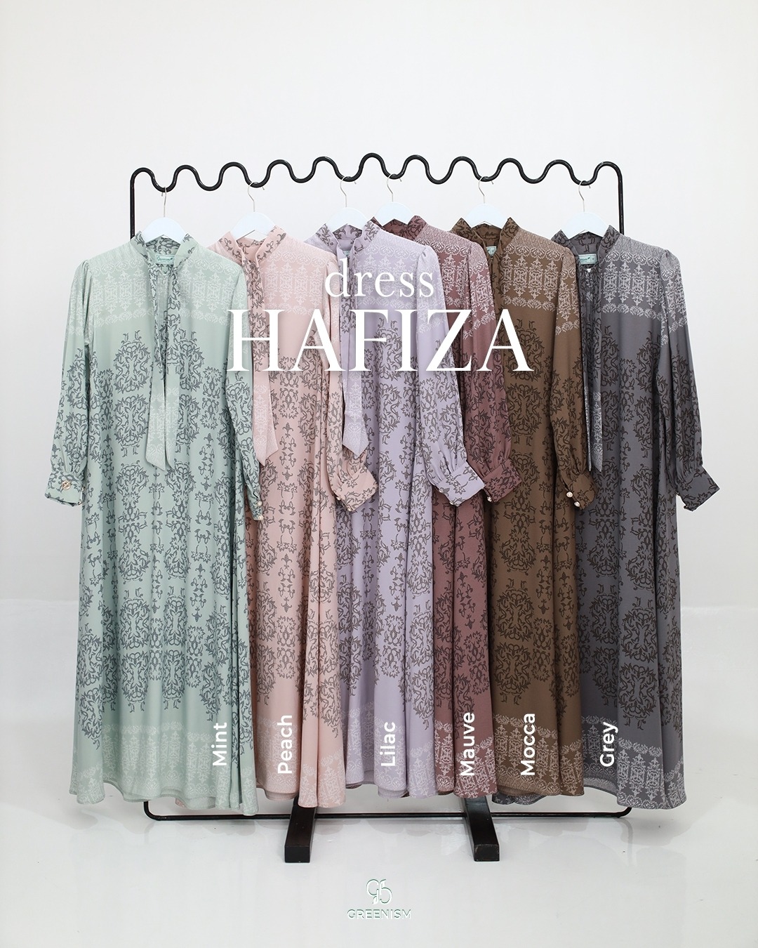 GREENISM - HAFIZA DRESS I READY STOCK