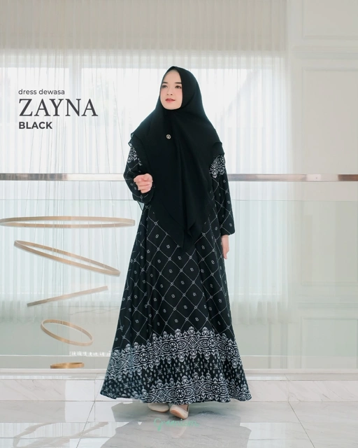 GREENISM - ZAYNA DRESS DEWASA