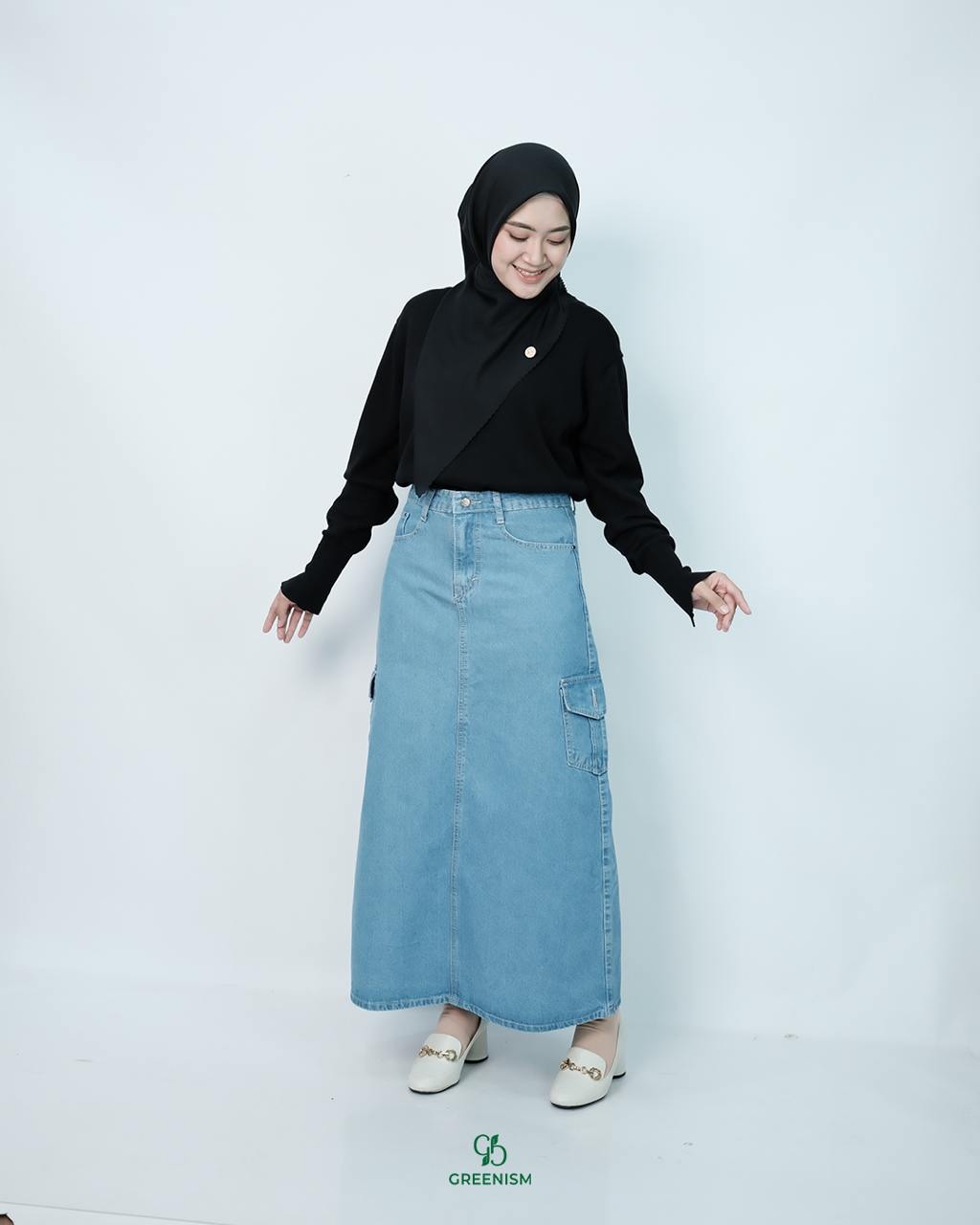 GREENISM - ISLA SKIRT JEANS