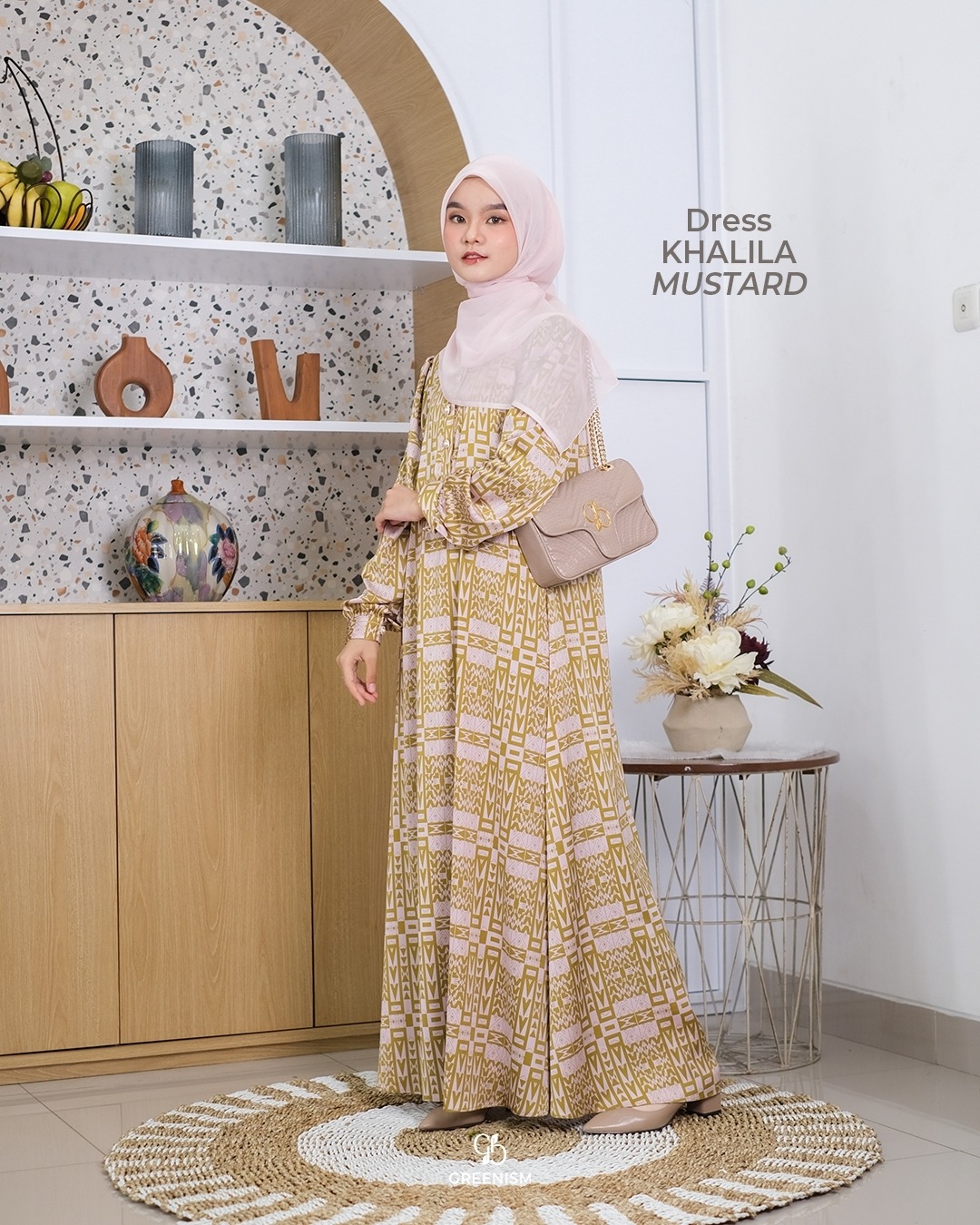 GREENISM - KHALILA DRESS | ARMANI SILK