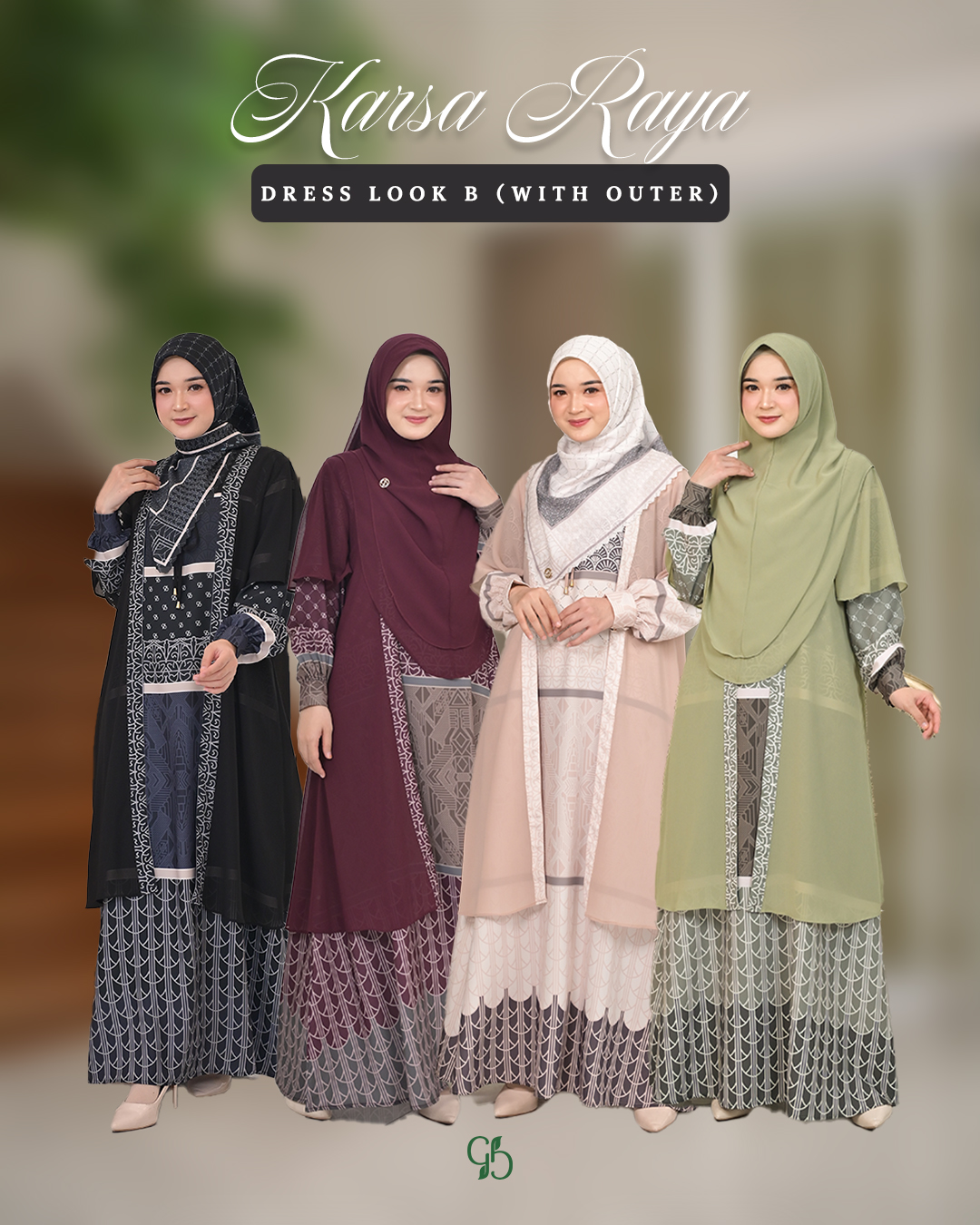 GREENISM - Karsa Raya Dress Gamis B Wanita dan Koko | All Color | Ready Stock | Sarimbit Terbaru Lebaran 2026 Kekinian