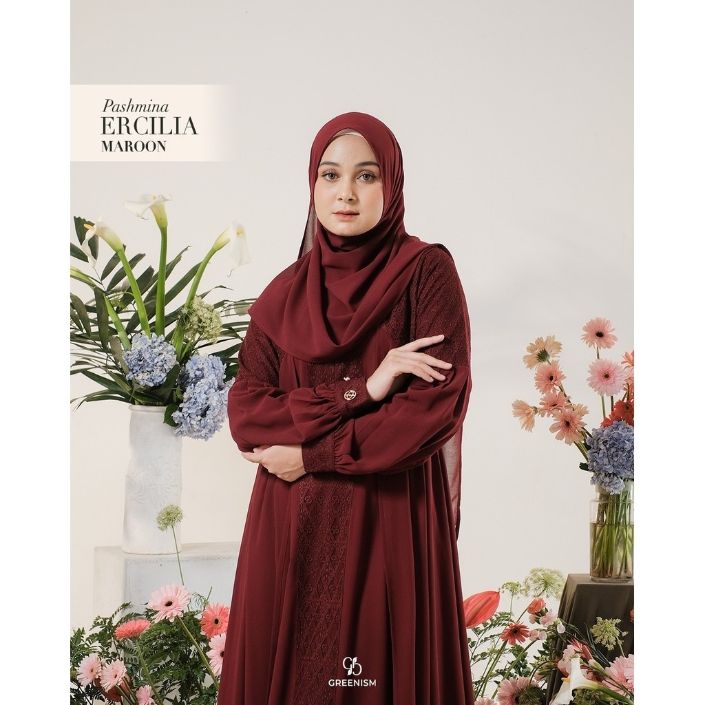 GREENISM | ERCILIA HIJAB WANITA I READY STOCK