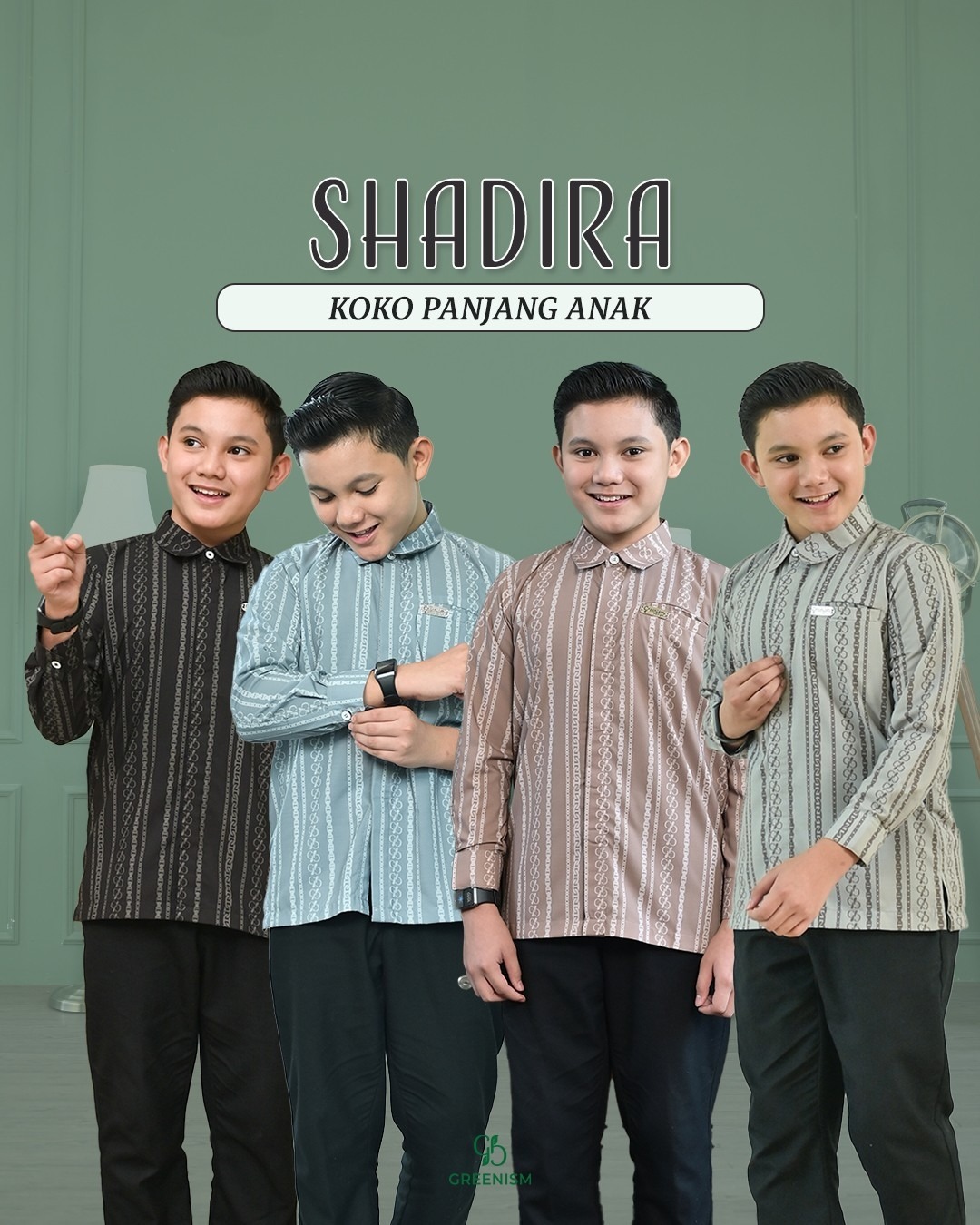 GREENISM - SHADIRA KOKO ANAK PANJANG I READY STOCK