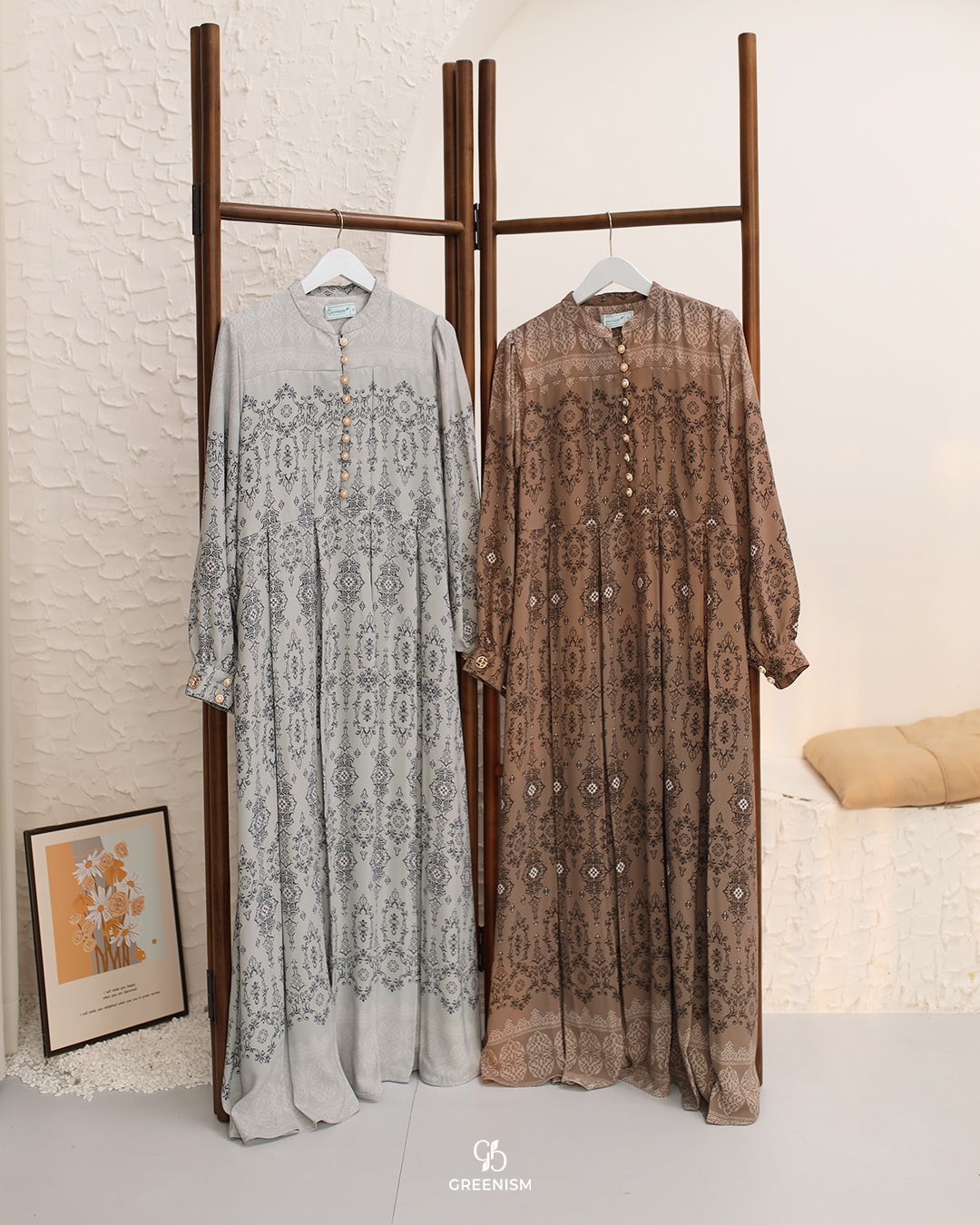 GREENISM - Nasyifa Dress Lioner Richie | Busui friendly Gamis Daily