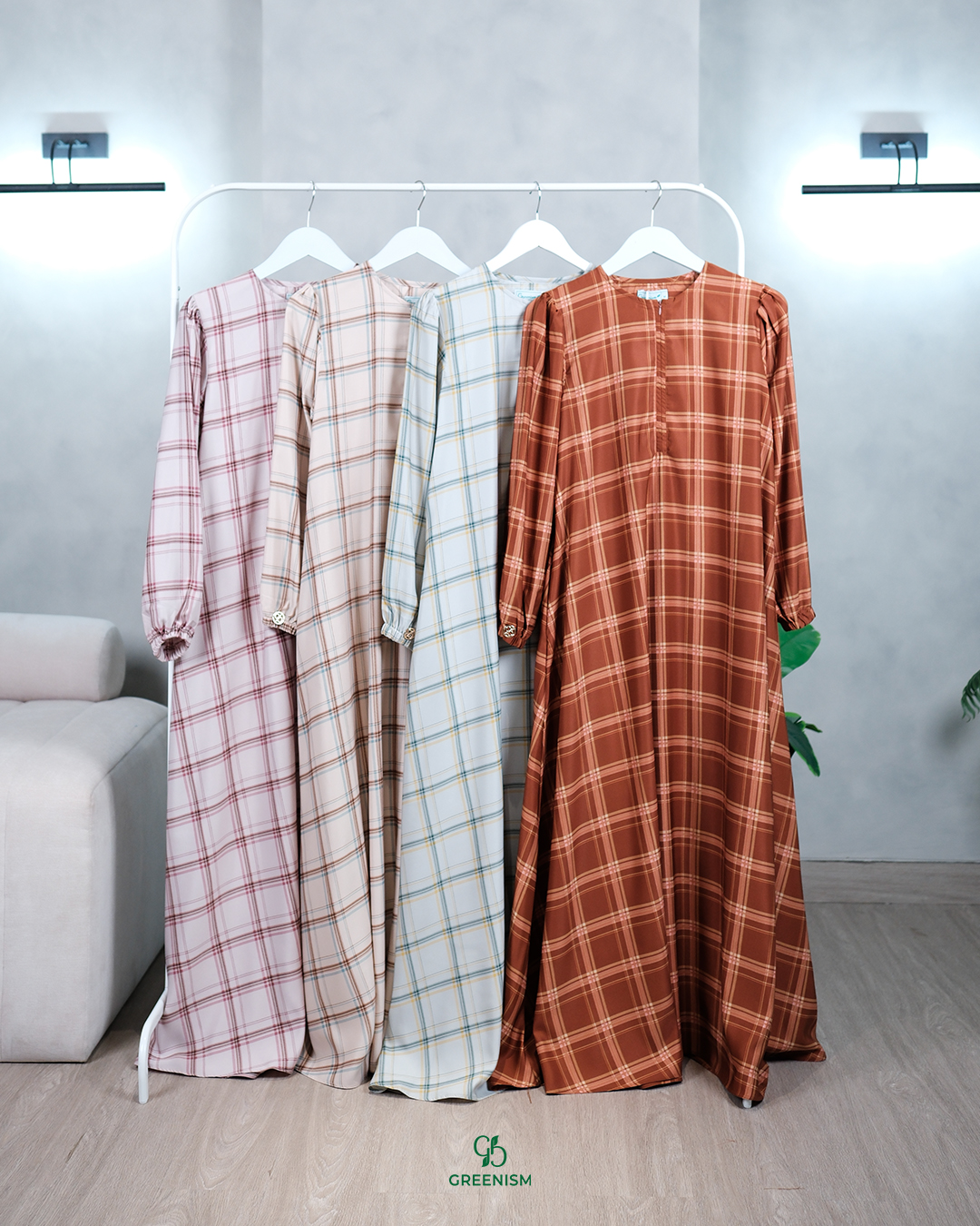 GREENISM - Sanni Dress Syakila | Busui friendly Gamis Daily