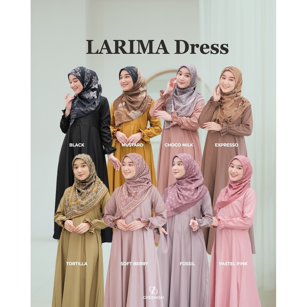 GREENISM | LARIMA DRESS I READY STOCK (OLD)