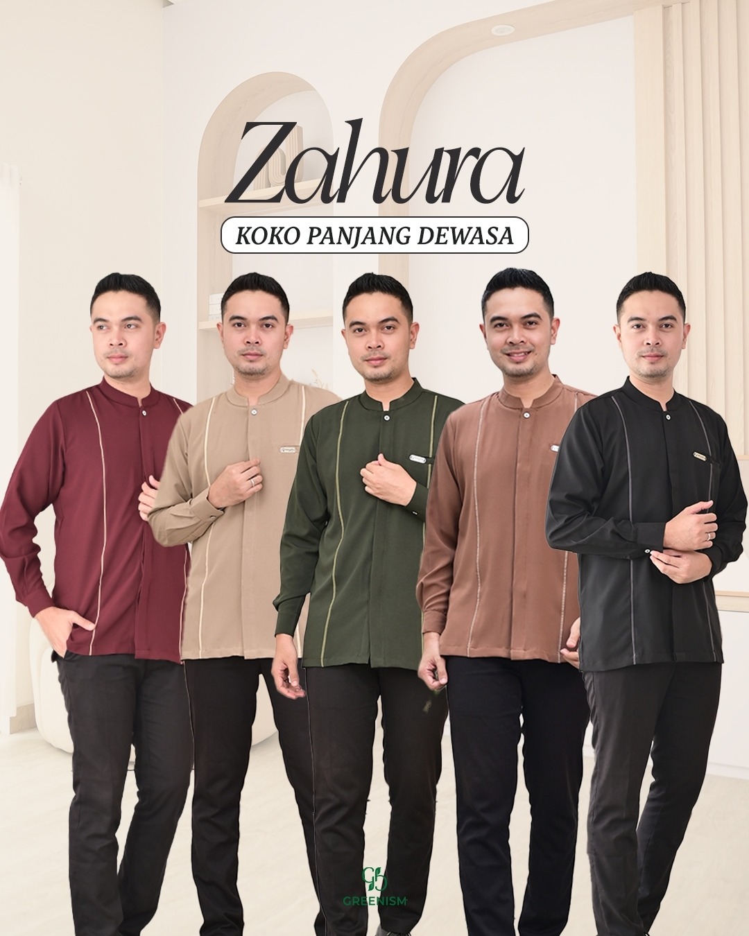 GREENISM - ZAHURA KOKO DEWASA PANJANG I READY STOCK