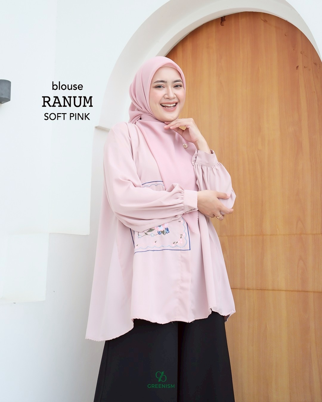 GREENISM - RANUM BLOUSE I READY STOCK