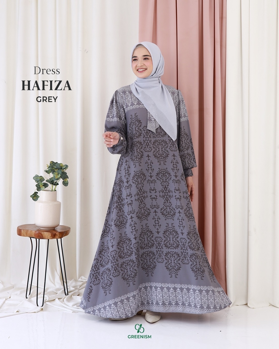 GREENISM - HAFIZA DRESS I READY STOCK