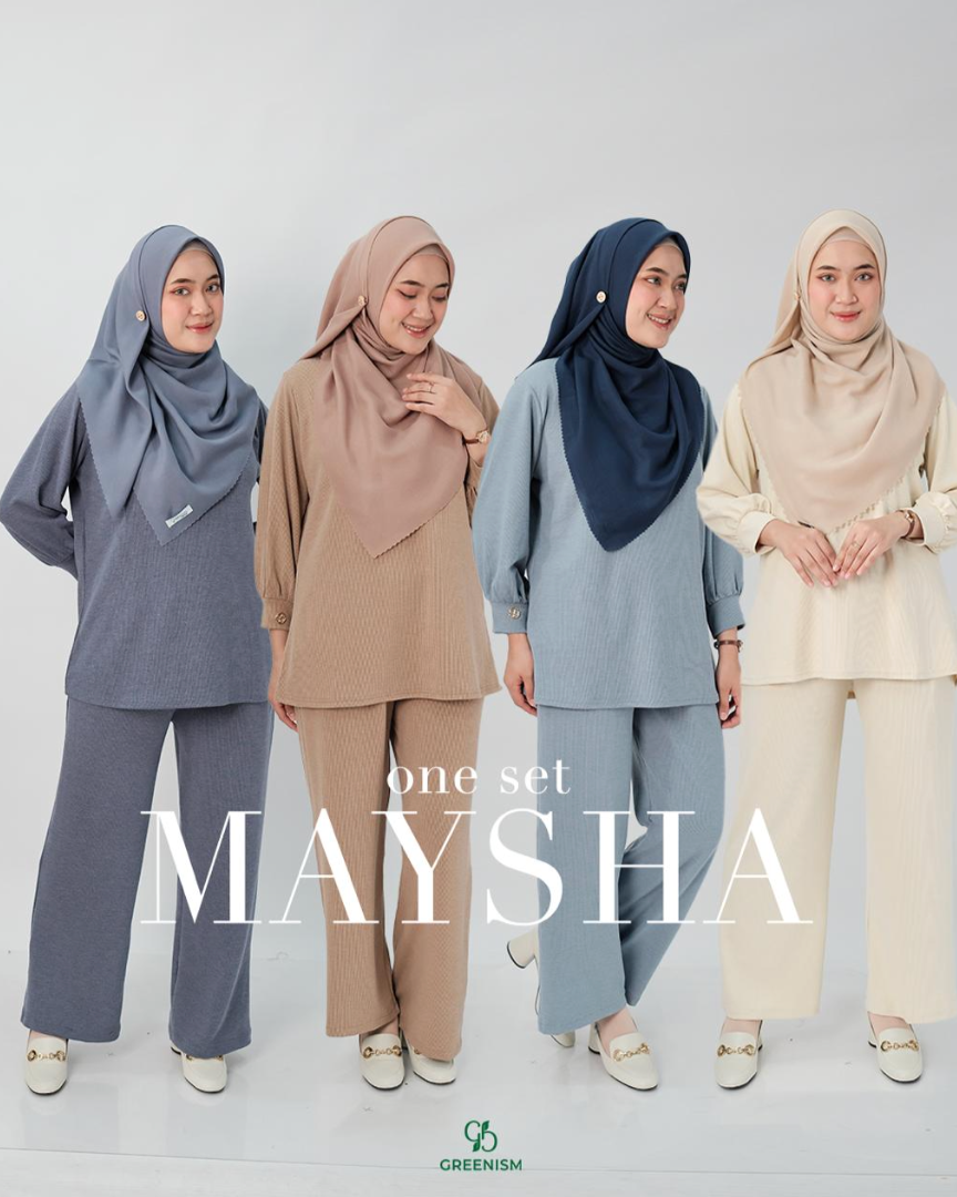 GREENISM - Maysha Oneset | Baju Atasan Wanita Terbaru 2026