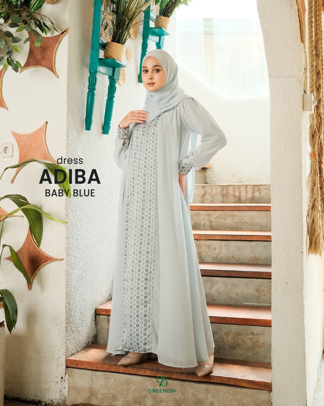 GREENISM - ADIBA DRESS I READY STOCK