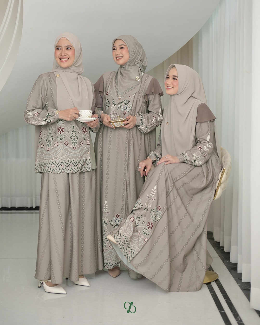 GREENISM - (All Colours) Arasia Raya Dress Gamis Wanita | Baju Atasan Wanita Terbaru | Gamis Lebaran 2026 Model Gamis Terbaru